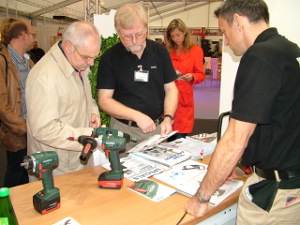 Werkzeug auf der Baumesse in Meerbusch